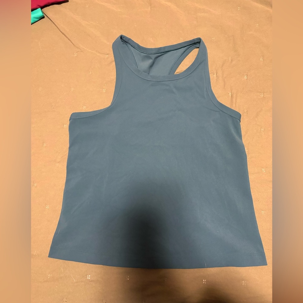 Lululemon Align Waist-length Top- Blue/Green (1)